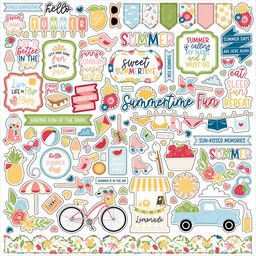 Echo Park - Have A Great Summer Collection - Cardstock Stickers - наклейки