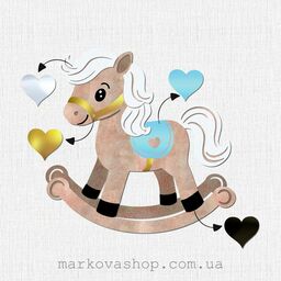 Заготовка під тиснення "Іграшковий коник" - 1.1.