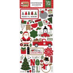 Echo Park - Jingle All The Way Collection - Accents Chipboard Stickers - чіпборд