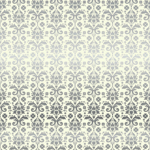 Echo Park - Petticoats Collection - Double-Sided Foil Cardstock - Damask - папір 30x30 см