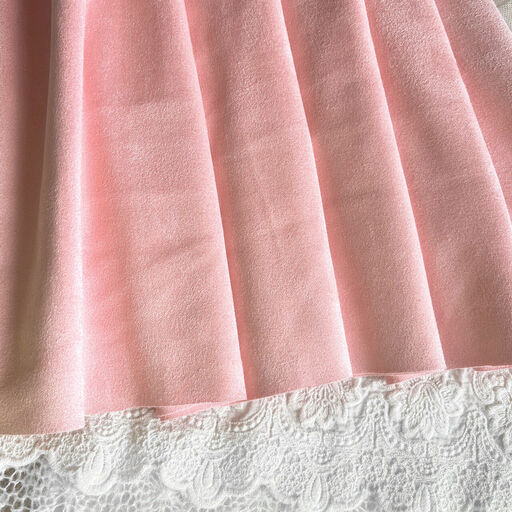 E18 - Штучна замша (двостороння) - Рожевий персик - 50*145 см