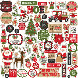 Echo Park - My Favorite Christmas Collection - Cardstock Stickers - наклейки