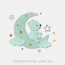 Заготовка під тиснення "Ведмедик на місяці" - 6