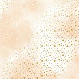 Лист одностороннього паперу з фольгуванням "Golden Stars Beige  watercolor" (9-026)