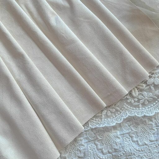 A28 - Штучна замша (двостороння-2) - Молочно-кремова - 50*150 см