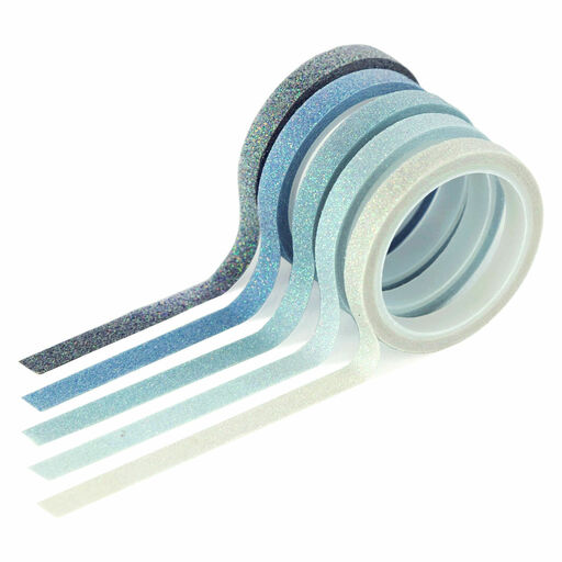 Echo Park - Winter Glitter Essentials - Washi Tape Pack - набір декоративний клейких стрічок
