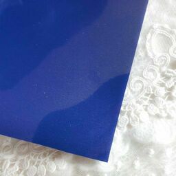 F16_1 - Термотрансферна плівка “Матова” - Темна синя - 25*30 см