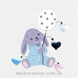 Заготовка під тиснення "Зайчик с кулею" - 3