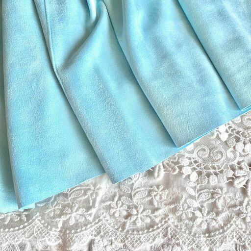 B79 - Штучна замша (двостороння) - Небесна - 25*72 см