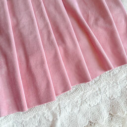E45 - Штучна замша (двостороння) - Зефірно-рожева - 25*72 см