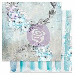 Prima Marketing - Aquarelle Dreams Collection - Double-Sided Cardstock - Forget Me Not - папір 30x30 см