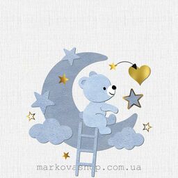 Заготовка під тиснення "Ведмедик на місяці" - 5