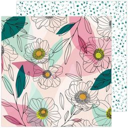 American Crafts - Amy Tan Brave & Bold Collection - Double-Sided Cardstock - Anemone - бумага 30x30 см