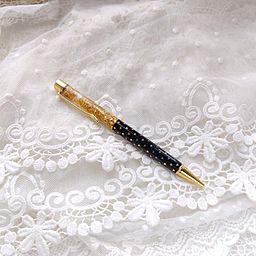 Ручка - принт 1 - с золотой фольгой